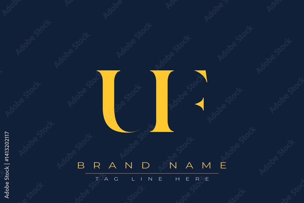 UIF abstract letter logo design. This logo is designed by three abstract letters. UIF abstract letter logo design. This logo is designed by three abstract letters.