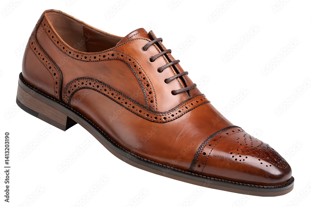 pair of brown leather shoes pair of brown leather shoes