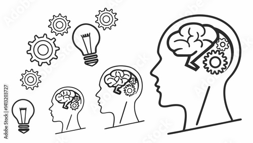 Brainpower growth Ideas ignite minds fostering innovation and progress through teamwork and