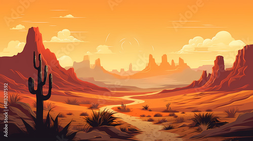 monument valley sunset