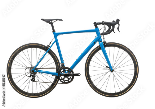 Sleek Blue Cyclocross Bike: High-Performance Road & Gravel Cycling