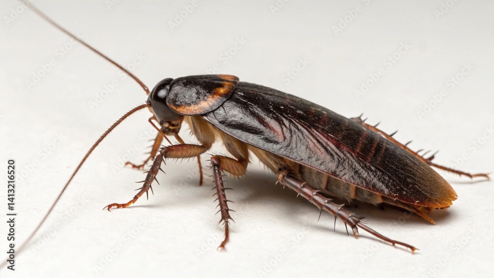 Obraz premium Asian Cockroach on studio background