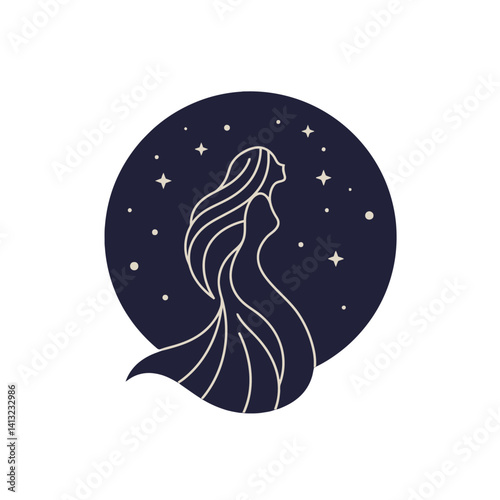 Woman Gazing at the Stars