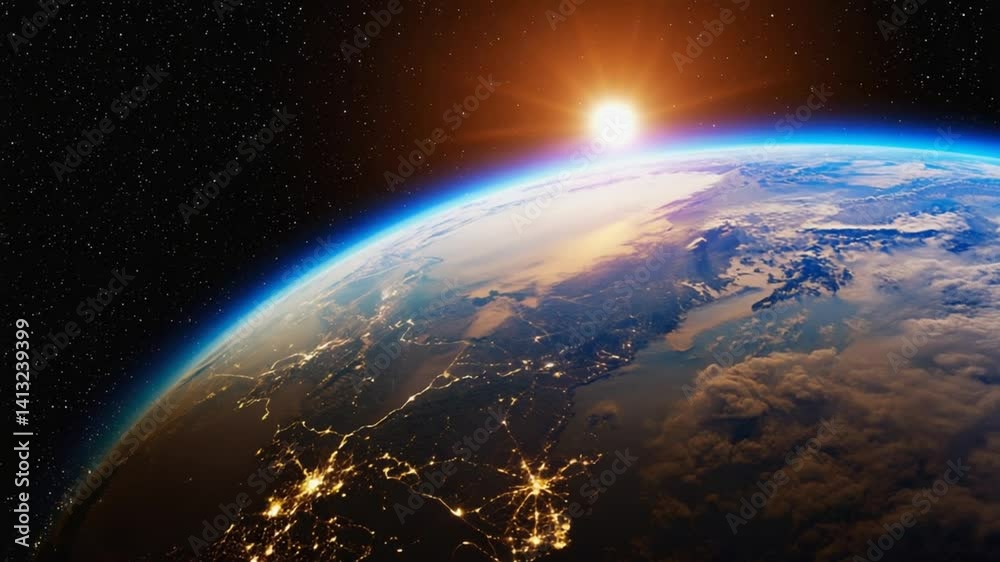 earth from space video