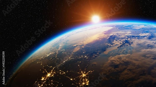 earth from space video