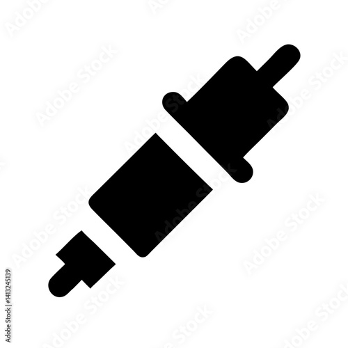 Spark Plug icon in Abstract Style  