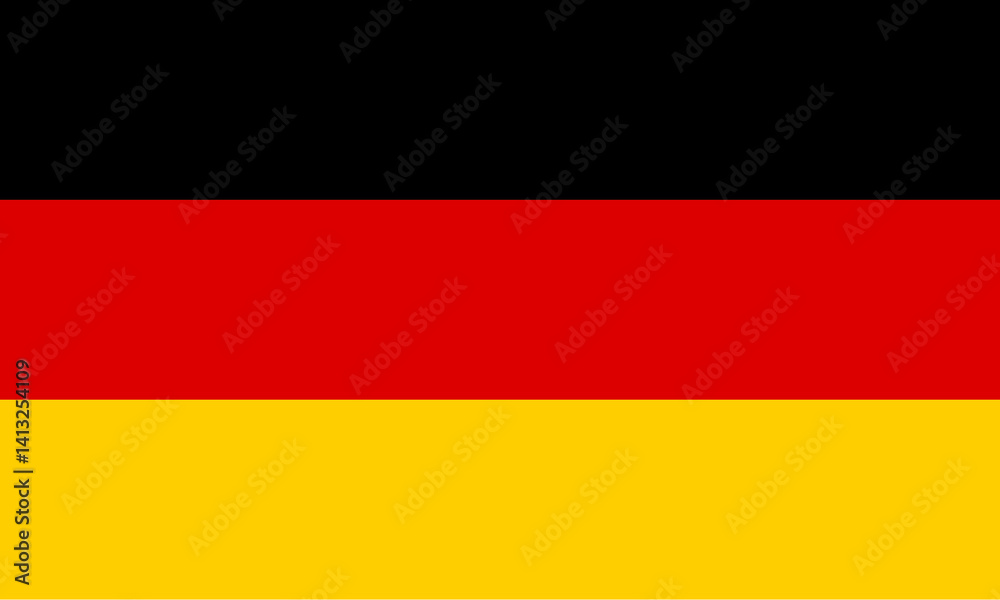 Fototapeta premium Germany flag illustration isolated background