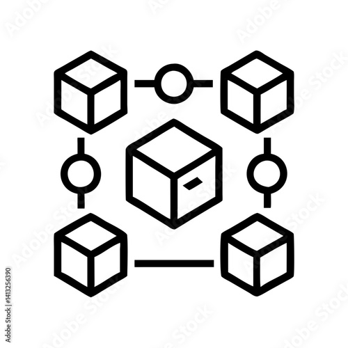 Blockchain network technology distributed ledger system decentralization blocks nodes connections