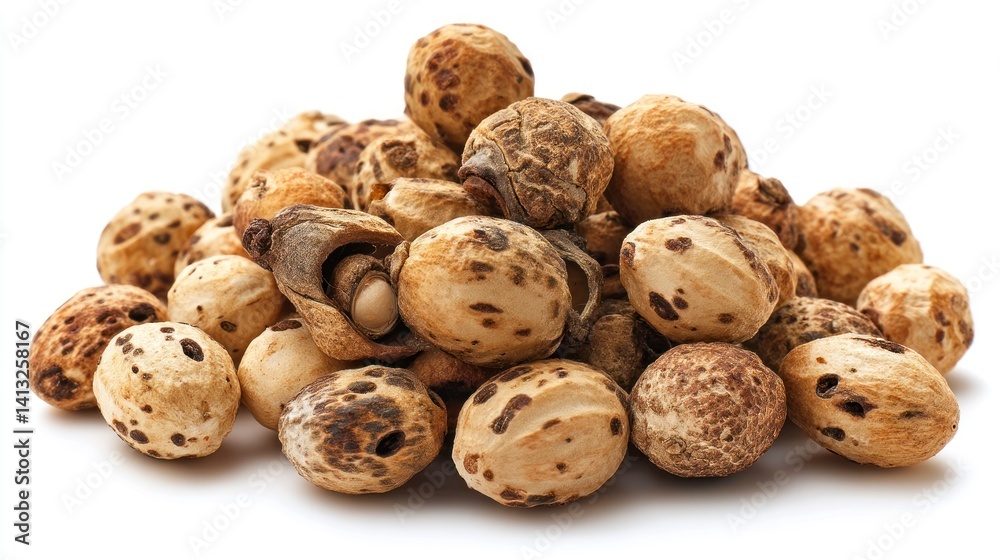 Pile of Raw Tiger Nuts Ready for Preparation Pile of Raw Tiger Nuts Ready for Preparation