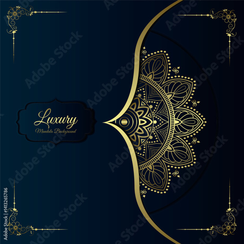 Creative luxury decorative mandala background