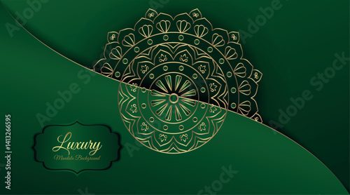 Creative luxury decorative mandala background