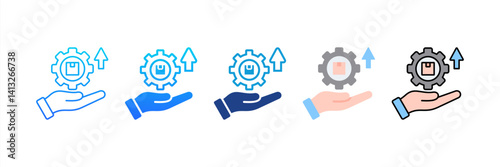 Product Development icon sheet multiple style collection