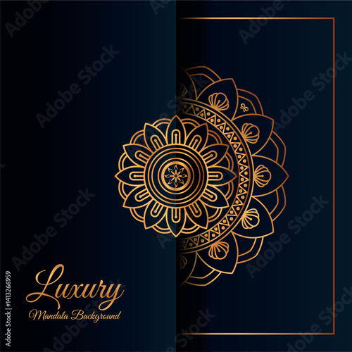 Creative luxury decorative mandala background
