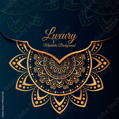 Creative luxury decorative mandala background