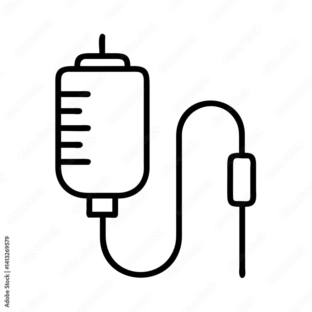 Infusion iv drip vector icon illustration, intravenous therapy, medical treatment and healthcare symbol Infusion iv drip vector icon illustration, intravenous therapy, medical treatment and healthcare symbol