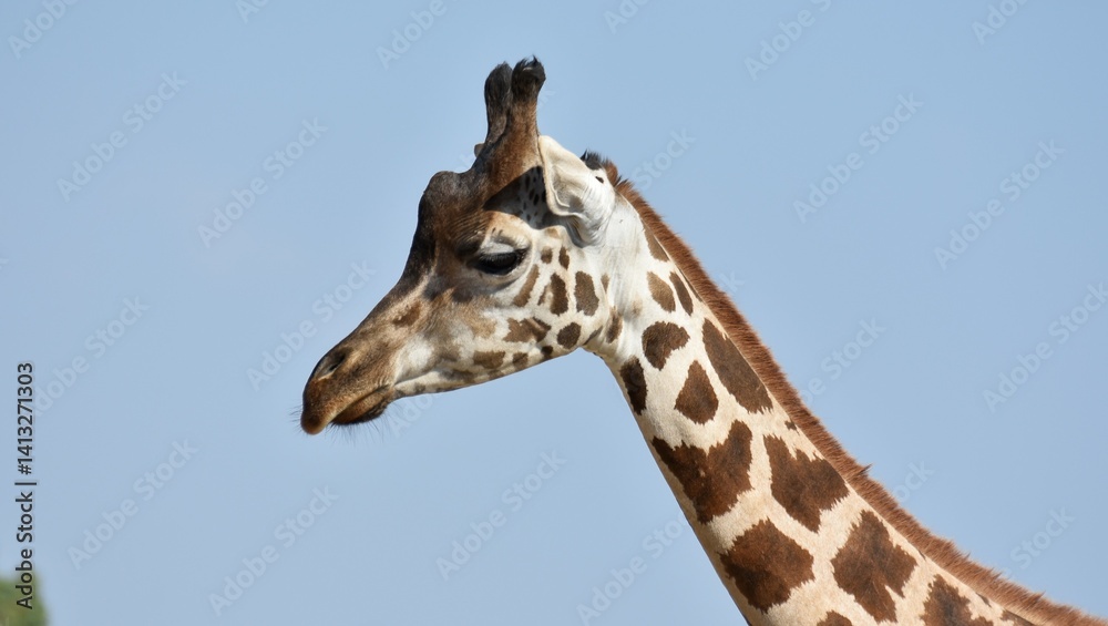 wildlife and giraffe portrait photography