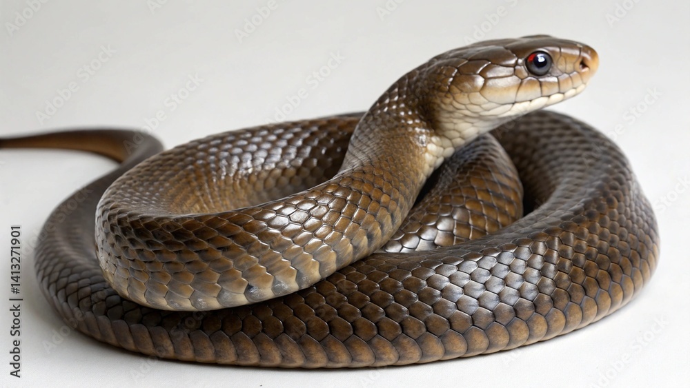 Obraz premium Asp on studio background 