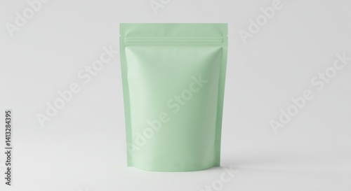 Resealable Pouch of Pastel Green Granola