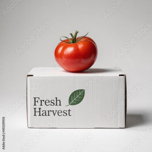 Fresh Tomato on a Fresh Harvest Box