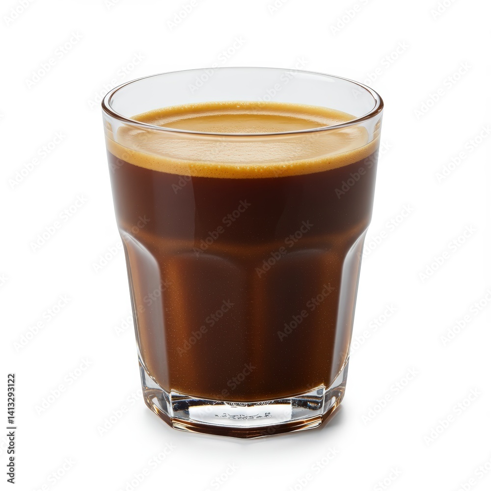 Ristretto isolated on a white background Ristretto isolated on a white background
