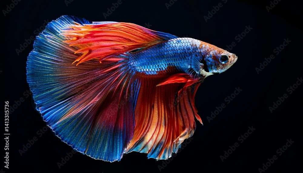 Fototapeta premium siamese fighting fish