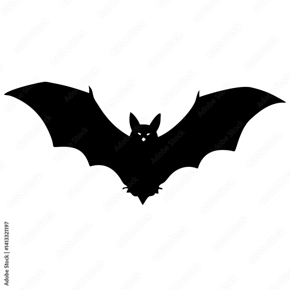 Fototapeta premium bat flying isolated on white background