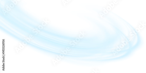 Air flow set of vector elements on a white background. Abstract light effect blowing from an air conditioner, purifier or humidifier. Dynamic blurred flow motion