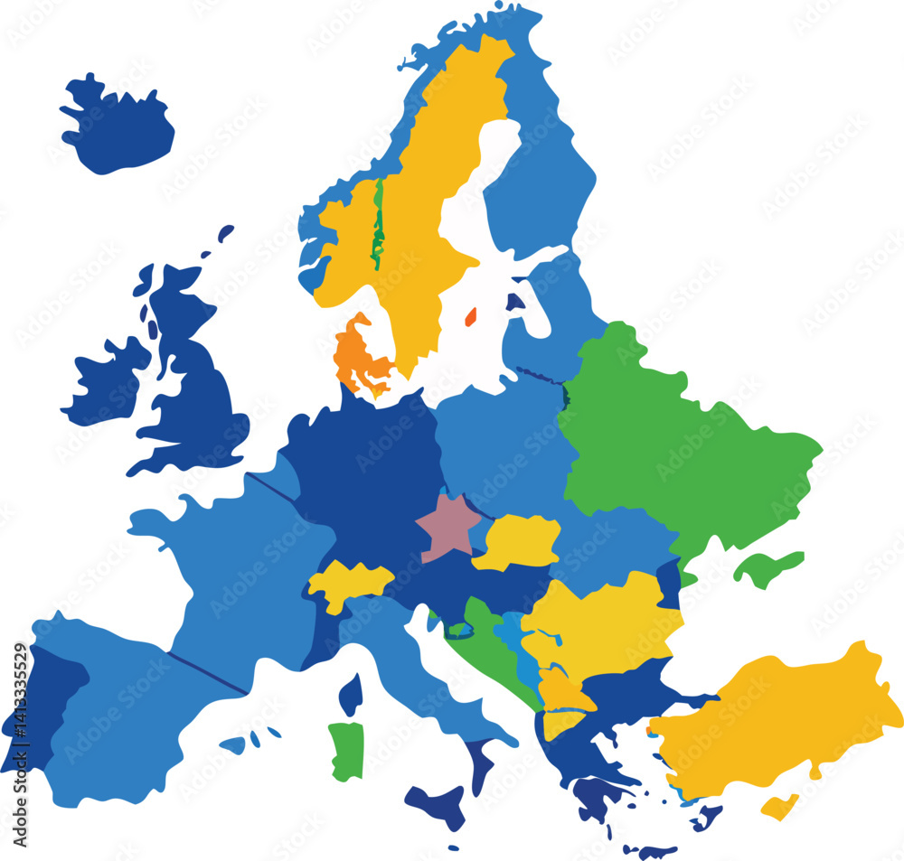 Obraz premium Europe Map 
