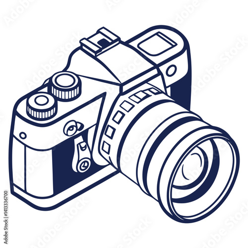 digital camera vector illustration