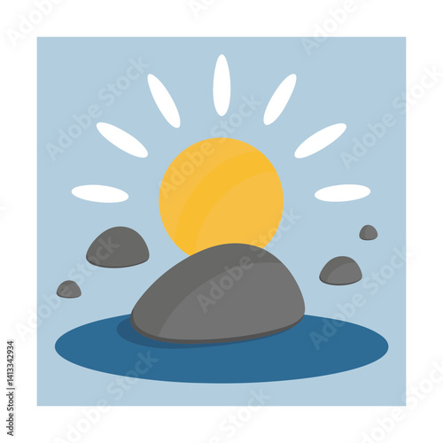 clear shallow water seabed view