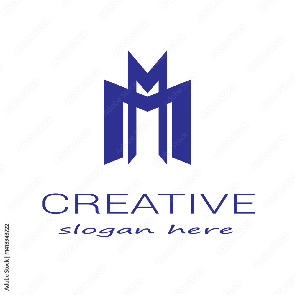 Fototapeta premium Letter M Logo