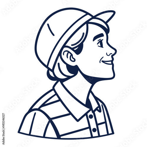 cartoon illustration of a man