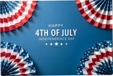 Happy 4th of July Independence Day Festive Background