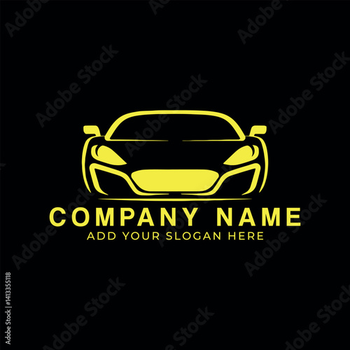 auto car logo design vector