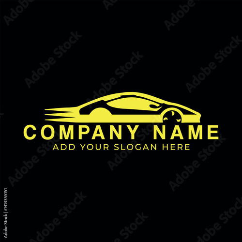 auto car logo design vector