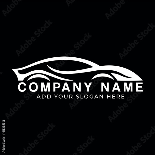 auto car logo design vector
