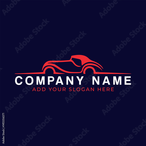 auto car logo design vector