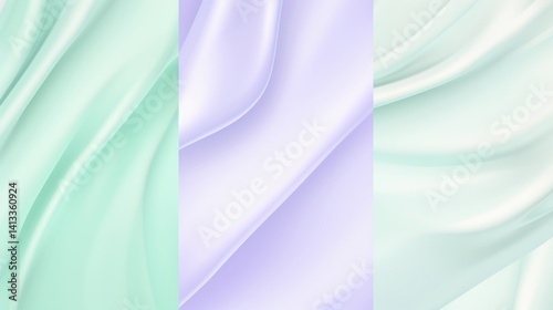Smooth Fabric Texture with Pastel Colors for Background and Design