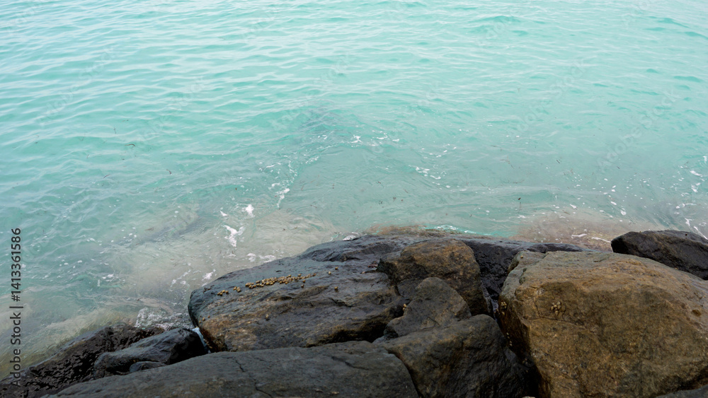 pier view on a maldive island