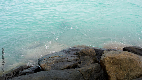 Obraz na płótnie pier view on a maldive island w salonie