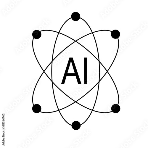 Artificial intelligence icon  