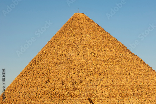Africa, Egypt, Giza. Scenic view of one of the great Pyramids of Giza.