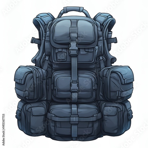 Combat Harness Designed for Tactical Operations and Outdoor Adventures
