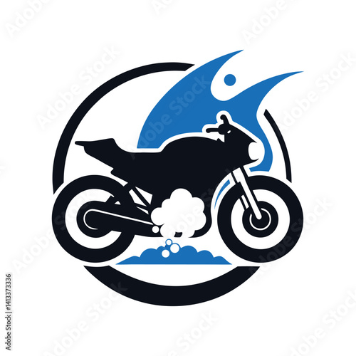 motorcycle icon vector illustration