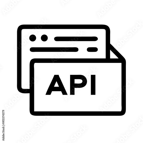 API documentation illustration with text and interface elements  