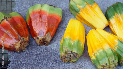 Obraz na płótnie exotic ripe screw pine fruit w salonie