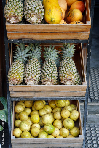 fresh fruits on the maldives farmers market