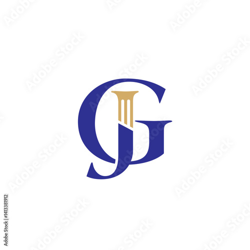J and G Law Logo Design