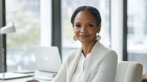 Confident Mature Businesswoman in Modern Office Setting with Natural Light – Professional Leadership and Elegance Concept Free Download Confident Mature Businesswoman in Modern Office Setting with Natural Light – Professional Leadership and Elegance Concept - GFXLoad