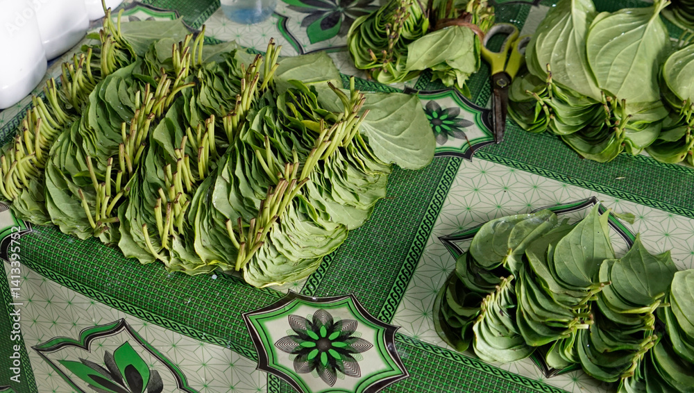 fresh vegetables on a local market on the maldives